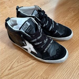 Golden Goose Black and White High-Tops